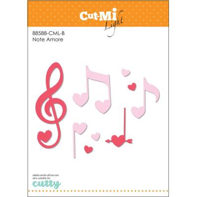 Impronte d'Autore Cutting Dies - Note Amore